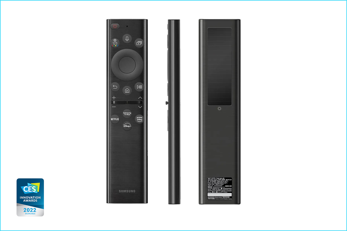 Samsung ra mắt remote có thể tự sạc không dây cho dòng TV 2022
