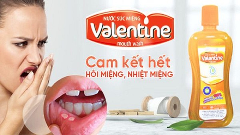 Nước súc miệng trẻ em Valentine Kiddy