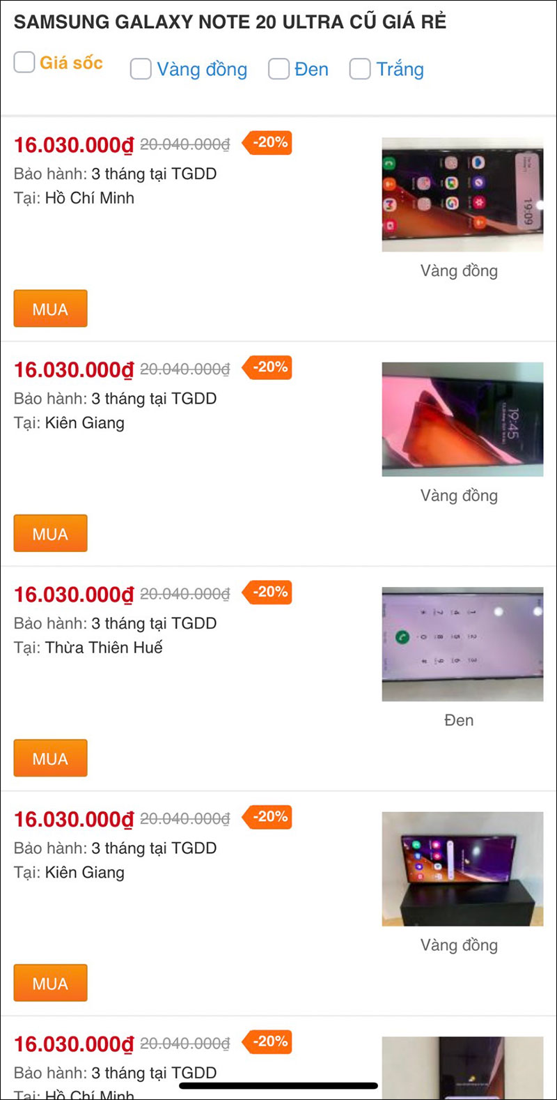 Giá Galaxy Note 20 Ultra cũ hiện tại đang quá tốt, sắm ngay kẻo hết Giá Galaxy Note 20 Ultra cũ hiện tại đang quá tốt, sắm ngay kẻo hết