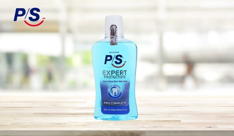 Nước súc miệng P/S bảo vệ sức khỏe răng miệng trong mùa dịch
