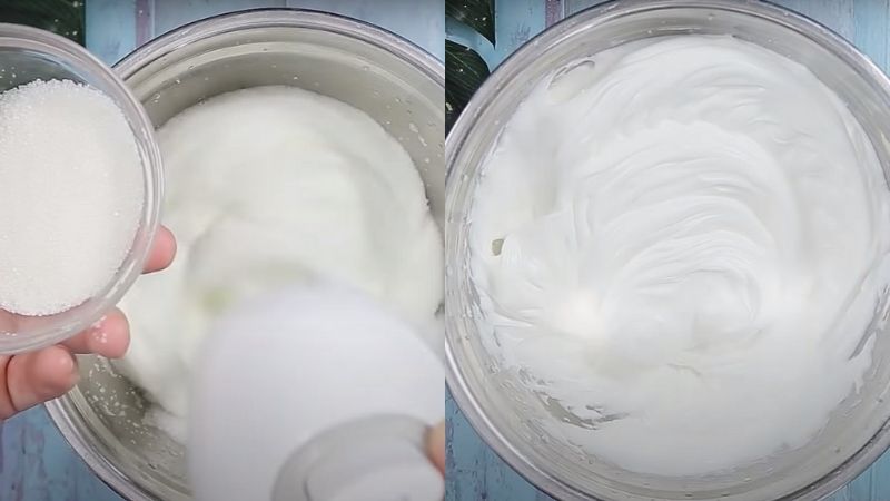 Đánh bông lòng trắng trứng thành kem