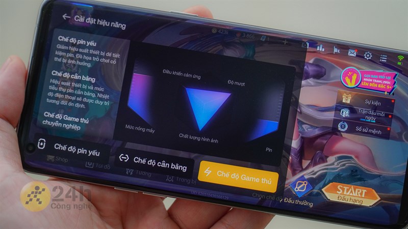 OPPO Find X5 Pro 5G có chế độ chơi game phù hợp với game thủ OPPO Find X5 Pro 5G có chế độ chơi game phù hợp với game thủ