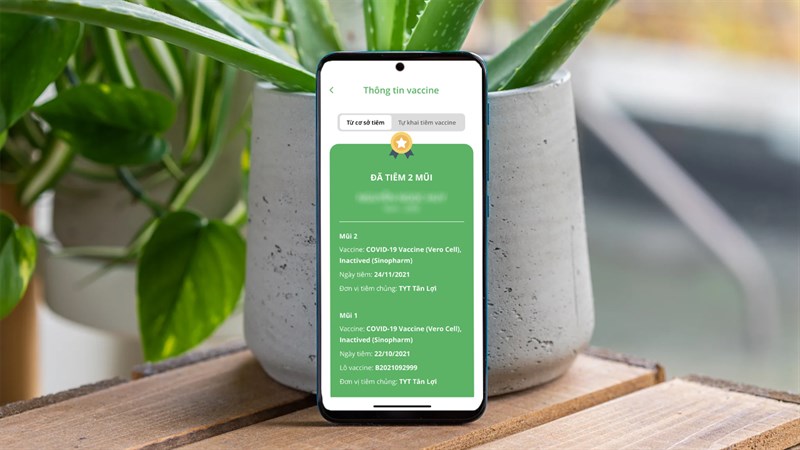 Cách khai báo mũi tiêm trên PC Covid