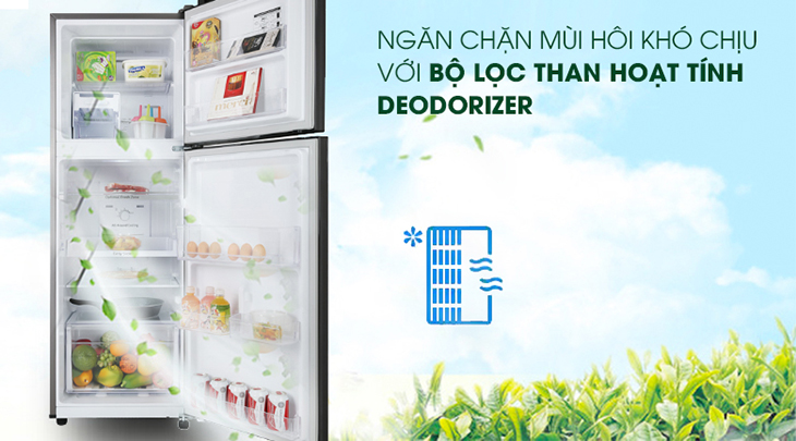 Refrigerators with odor-reducing technologies