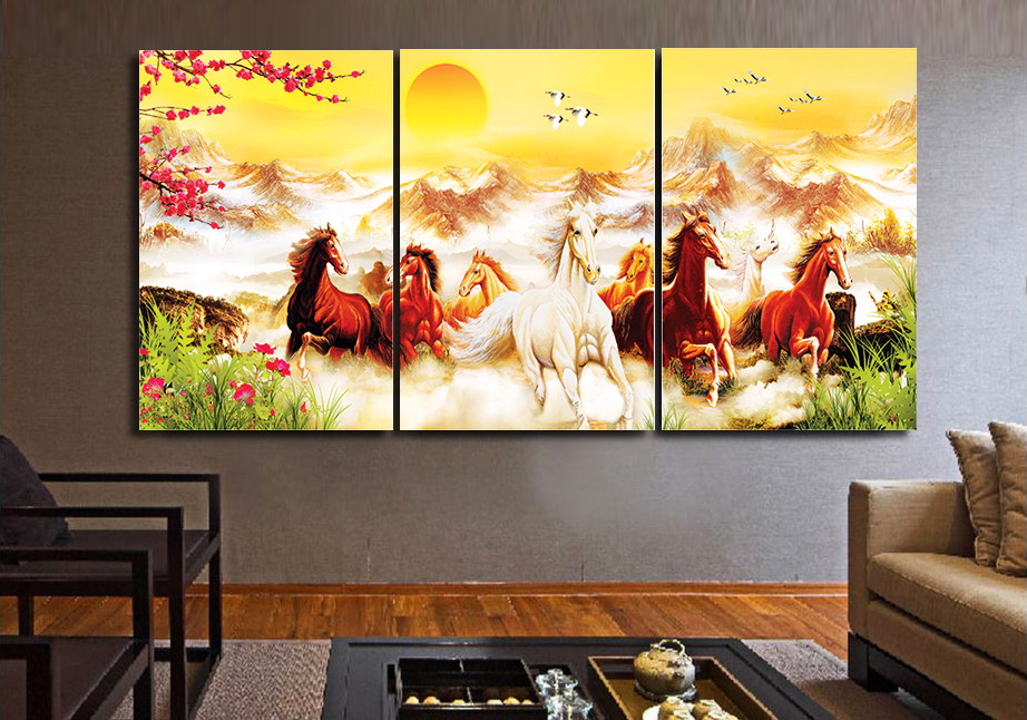 Feng shui wall painting