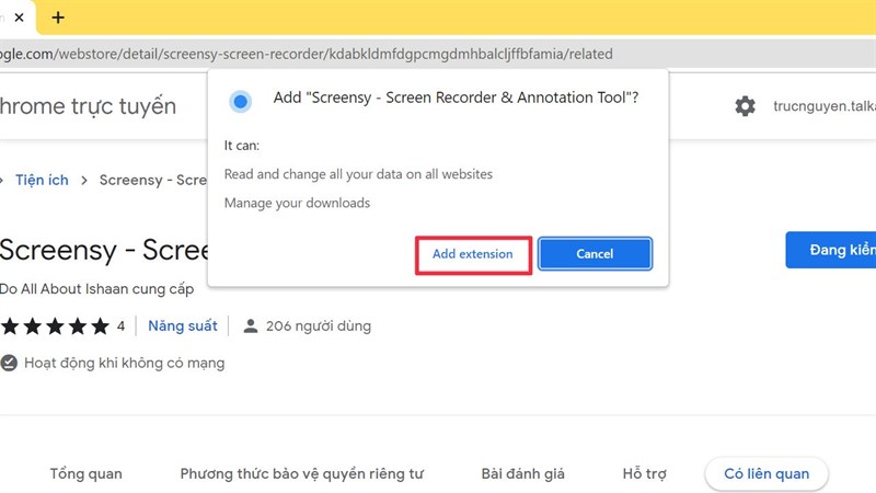 Cách sử dụng tiện ích Screensy đến từ Chrome vô cùng đơn giản