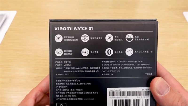 Vỏ hộp Xiaomi Watch S1