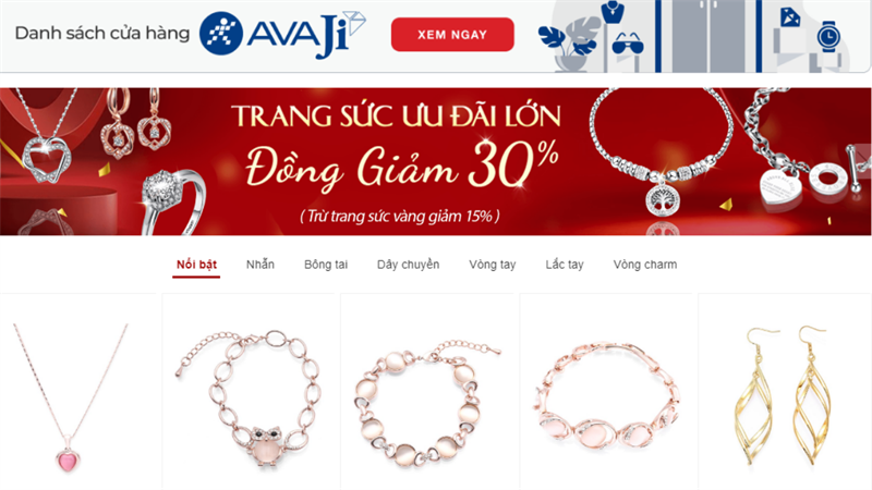 Khuyến mãi các mặt hàng tại AVAJi mới khai trương 