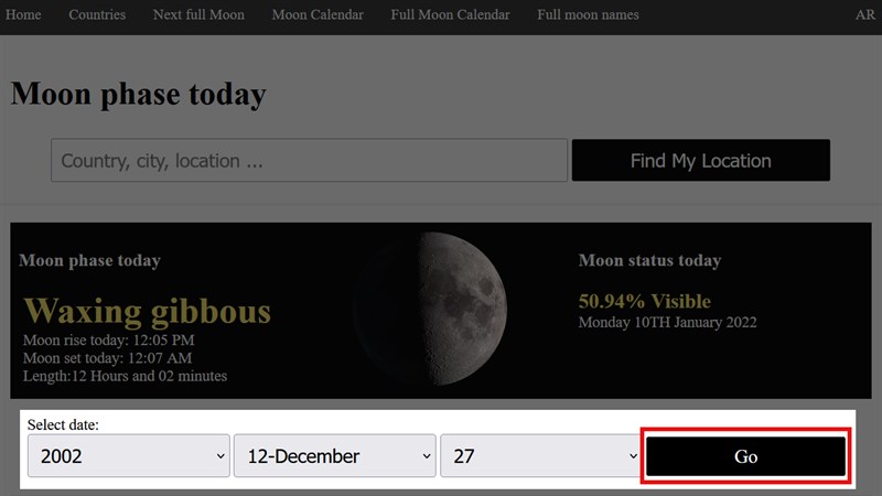 Trend mặt trăng ngày sinh là gì 3 cách đơn giản để tìm ảnh mặt trăng theo  ngày tháng năm sinh của bạn  TRẦN HƯNG ĐẠO