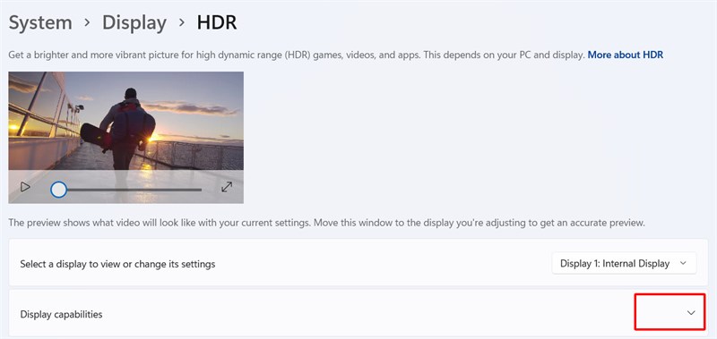 Cách kích hoạt tính năng HDR trên Windows 11 Cách kích hoạt tính năng HDR trên Windows 11