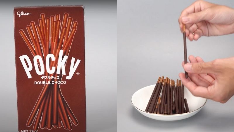 Bánh que Glico Pocky gấp đôi socola