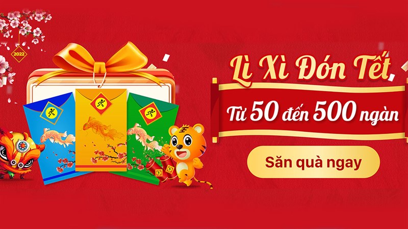 Tham gia Mini Game: Săn mã giảm lì xì đón Tết lên đến 500.000 đồng Tham gia Mini Game: Săn mã giảm lì xì đón Tết lên đến 500.000 đồng