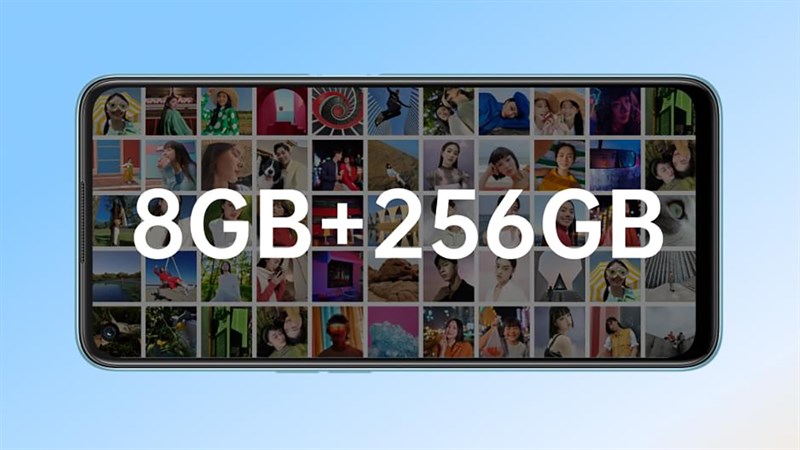 OPPO A36 có dung lượng RAM và bộ nhớ trong lớn giúp đa nhiệm, lưu trữ thoải mái