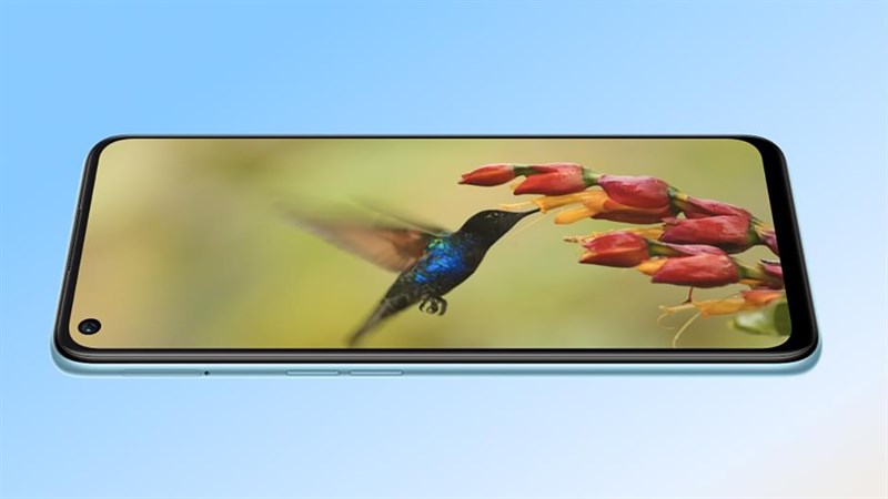 OPPO A36 có màn hình đục lỗ để chứa camera selfie