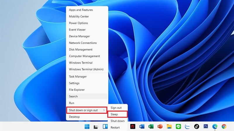  cách kích hoạt chế độ sleep trên Windows 11