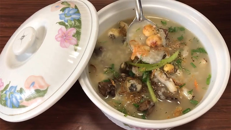 Share how to make snail nail porridge that is both delicious and nutritious
