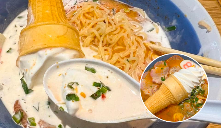 Trào lưu ăn kem cùng mì Ramen có ảnh hưởng gì tới sức khỏe?