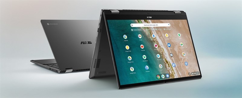 ASUS Chromebook Flip CX5 có thiết kế bản lề Ergolift 360 độ