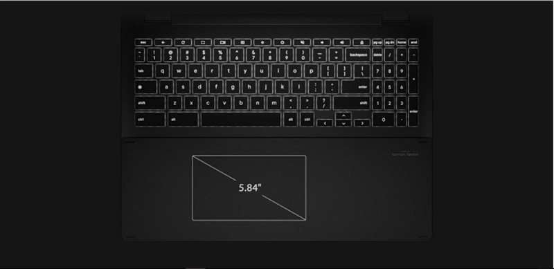 Bàn phím và touchpad của ASUS Chromebook Flip CX5