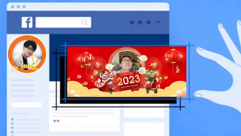 Cách Tạo Ảnh Bìa Facebook Tết Quý Mão 2023 Cực Kỳ Đẹp Trên Điện Thoại