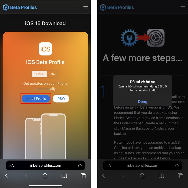 Cách cập nhật iOS 15.3 Beta 2