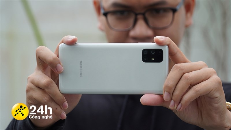Cụm 4 camera sau của Samsung Galaxy M51