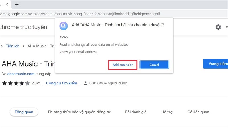 Cách nhận dạng âm thanh đang phát với tiện ích mở rộng trên Google Chrome
