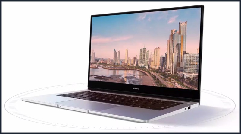 Huawei MateBook D 14 SE có viền màn hình mỏng ở ba cạnh