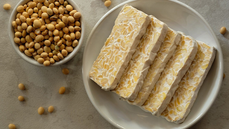 Tempeh đậu nành có nguồn gốc từ Indonesia