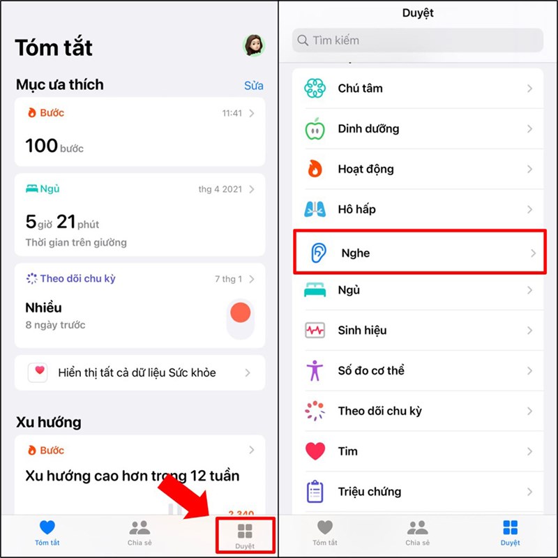 Theo dõi và quản lý sức khỏe trên iPhone
