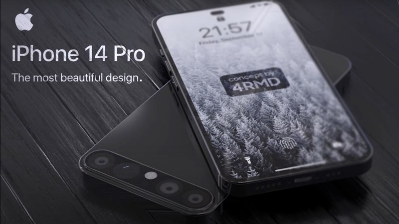 Video concept mới của iPhone 14 Pro. Nguồn: 4RMD.