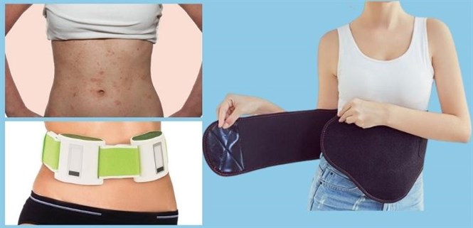 Sử dụng máy massage bụng bị ngứa. Nguyên nhân và cách khắc phục