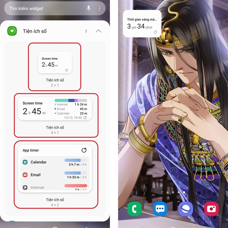 Cách đặt mục tiêu thời gian sáng cho màn hình trên điện thoại Samsung Cách đặt mục tiêu thời gian sáng cho màn hình trên điện thoại Samsung