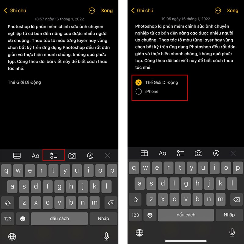 5 mẹo sử dụng ghi chú trên iPhone