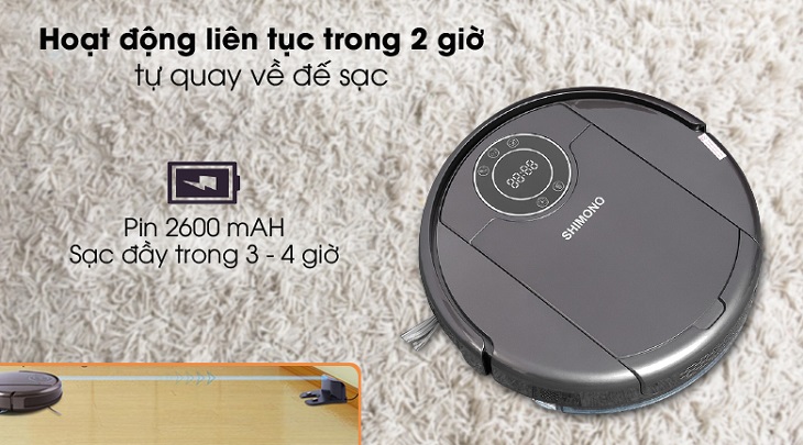 Robot hút bụi lau nhà Shimono ZK808 