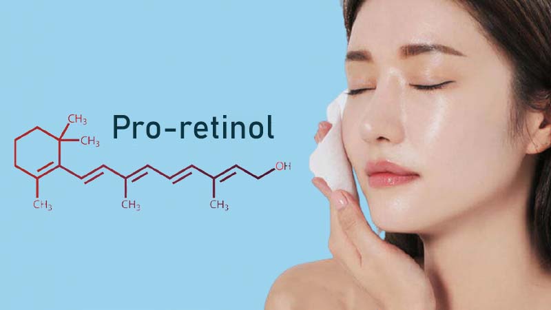 Pro-retinol là dẫn xuất của vitamin A và Retinol