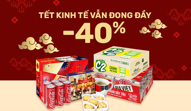 Tết kinh tế vẫn đong đầy, nhiều sản phẩm giảm đến 40% từ 15/1 - 31/1/2022