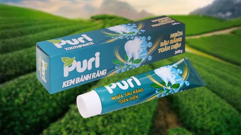 Kem đánh răng Puri ngừa sâu răng toàn diện