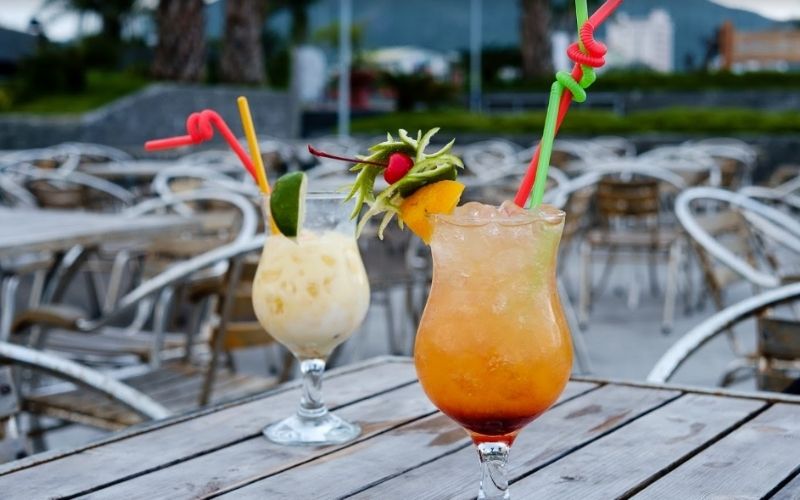 Các món nước ở Surf Bar vừa đa dạng, vừa tươi mát