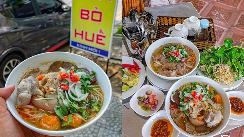 Bún bò Huế Cung Đình Quán hấp dẫn, đặc sắc