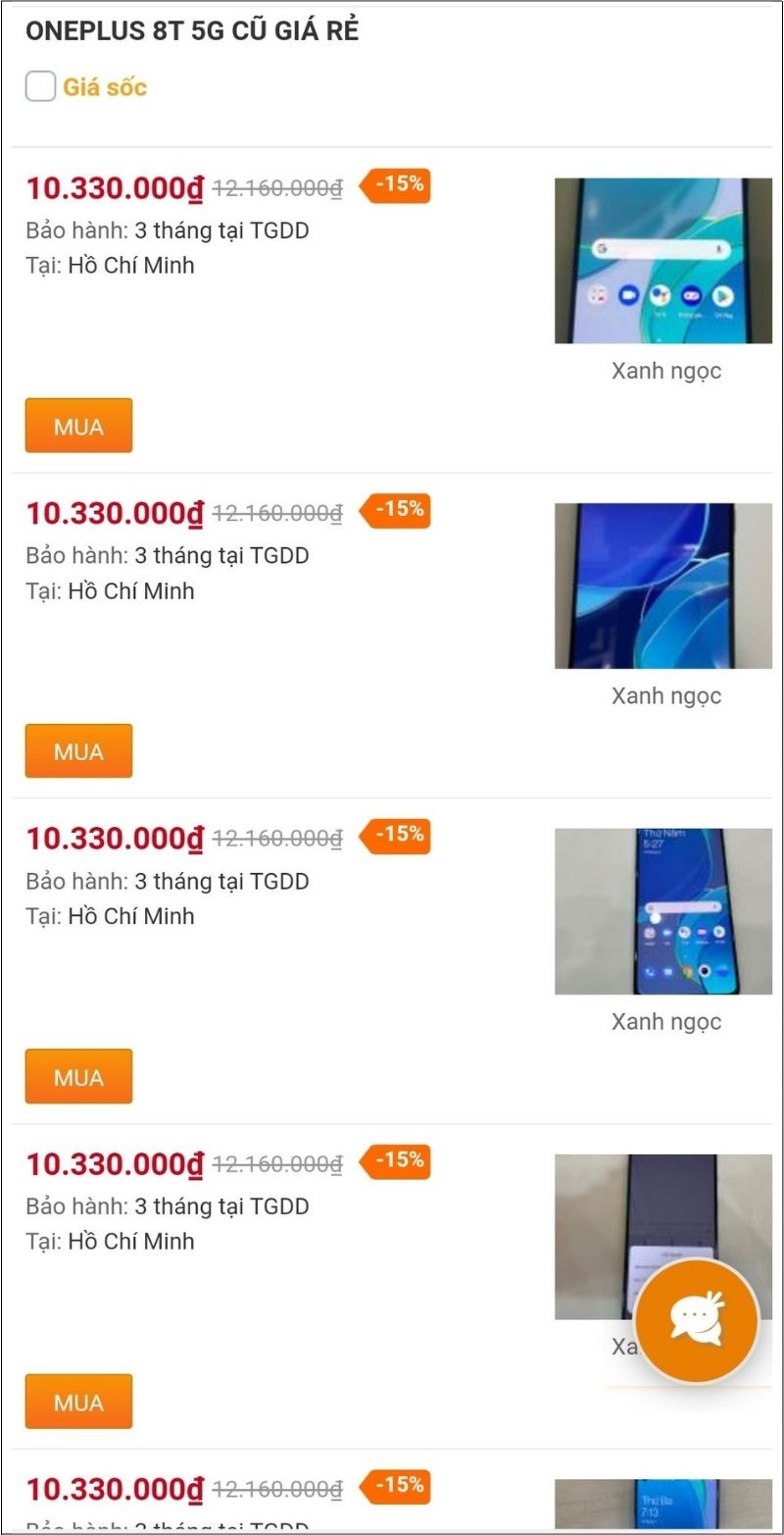 giá oneplus 8T 5G giá oneplus 8T 5G