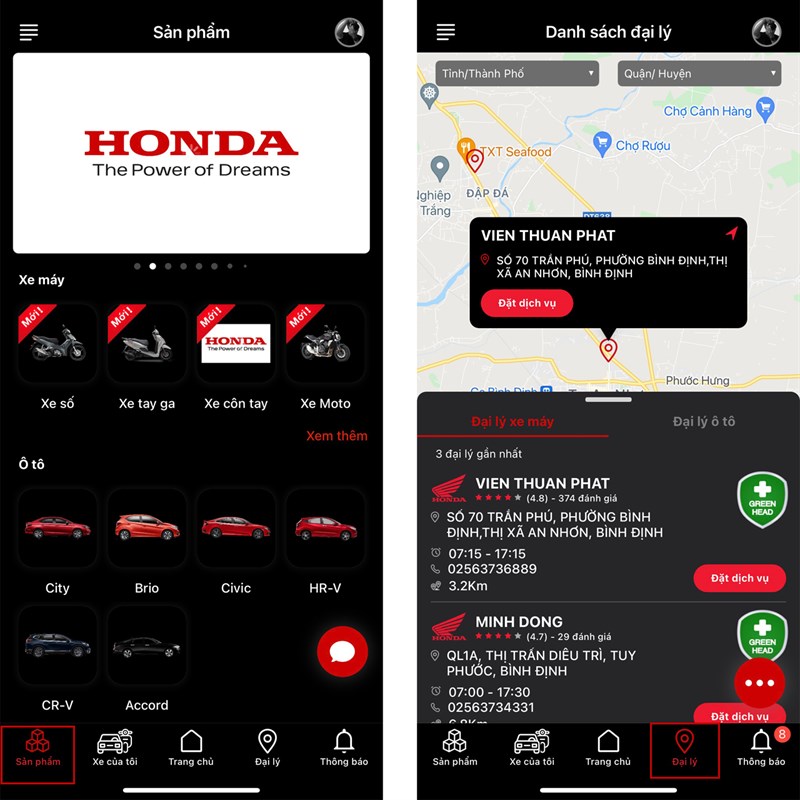 Cách sử dụng My Honda+ Cách sử dụng My Honda+