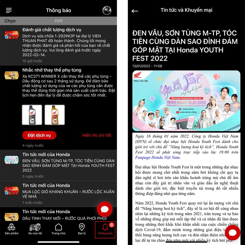 Cách sử dụng My Honda+ Cách sử dụng My Honda+