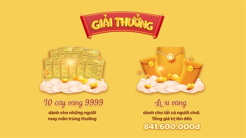 Tổng giá trị giải thưởng của chương trình 
