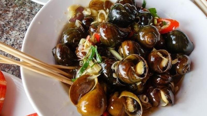 Instructions on how to make sauteed snail snails with lemongrass and chili, spicy, bold, very easy to make