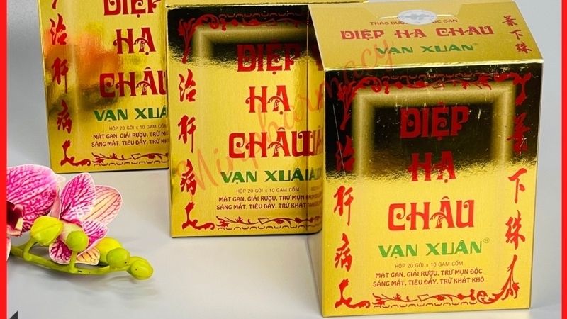 Trà Diệp Hạ Châu Vạn Xuân có nguồn gốc thảo mộc được sản xuất dựa trên bài thuốc y học cổ truyền Việt Nam