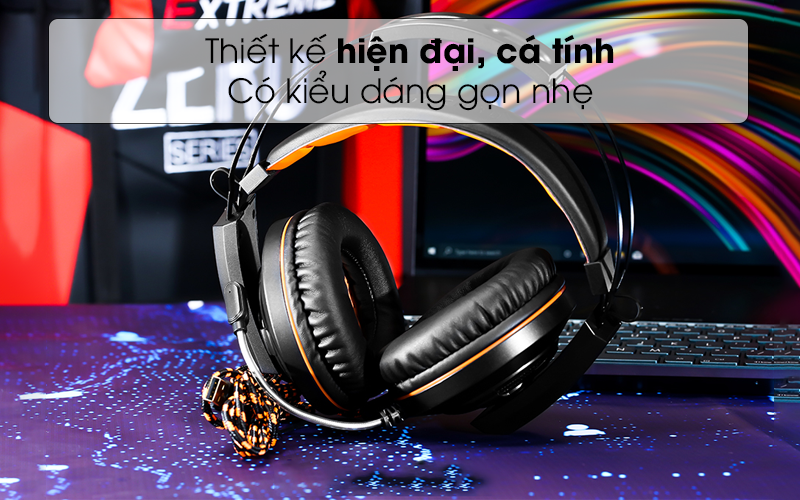 Tai nghe chụp tai Gaming MozardX DS904 7.1 Đen