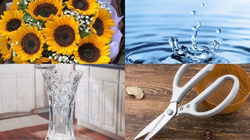 6 cách Cách cắm hoa mặt trời đẹp Chia sẻ từ chuyên gia làm hoa