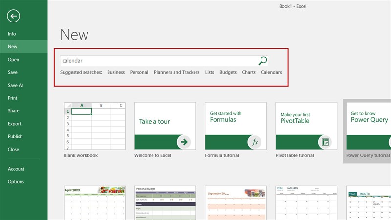 Cách dùng các Template (bản mẫu) có sẵn trong Excel