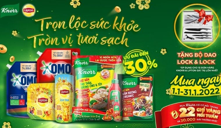 Đặt hàng tại Bách hóa XANH săn liền quà khủng đến từ thương hiệu Knorr và Lipton